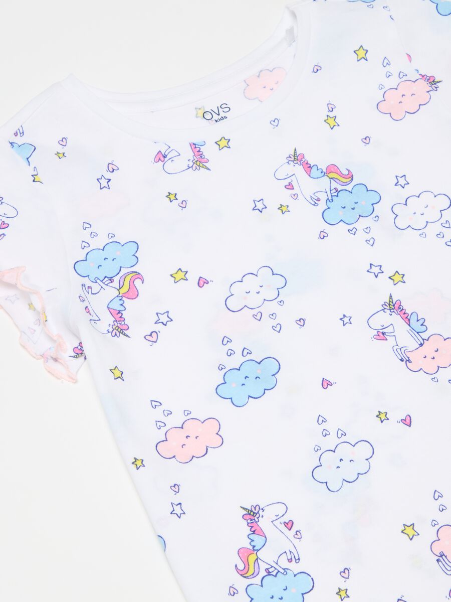 Organic cotton pyjamas with print_2