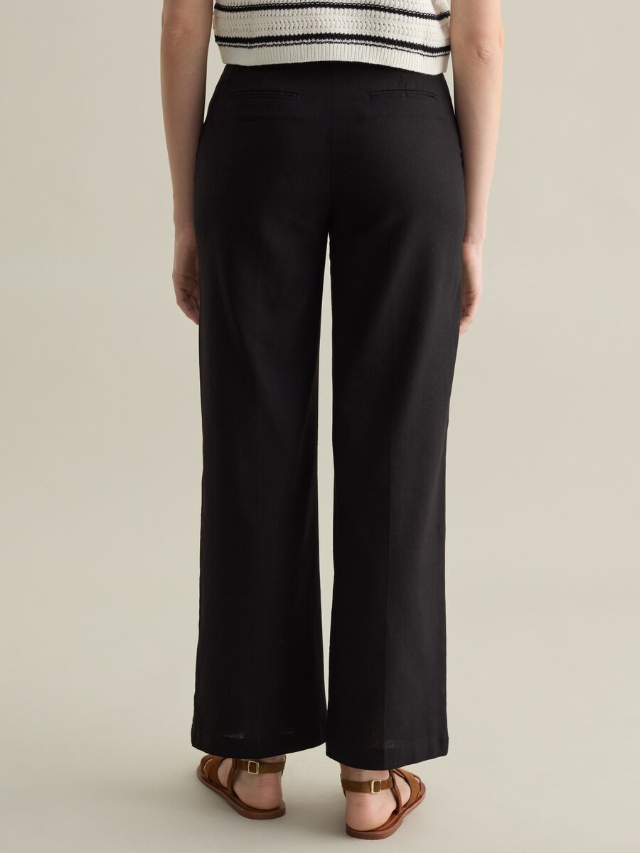 Wide-leg chino trousers_3