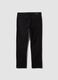Black regular-fit jeans in a cotton, lyocell and viscose blend_2