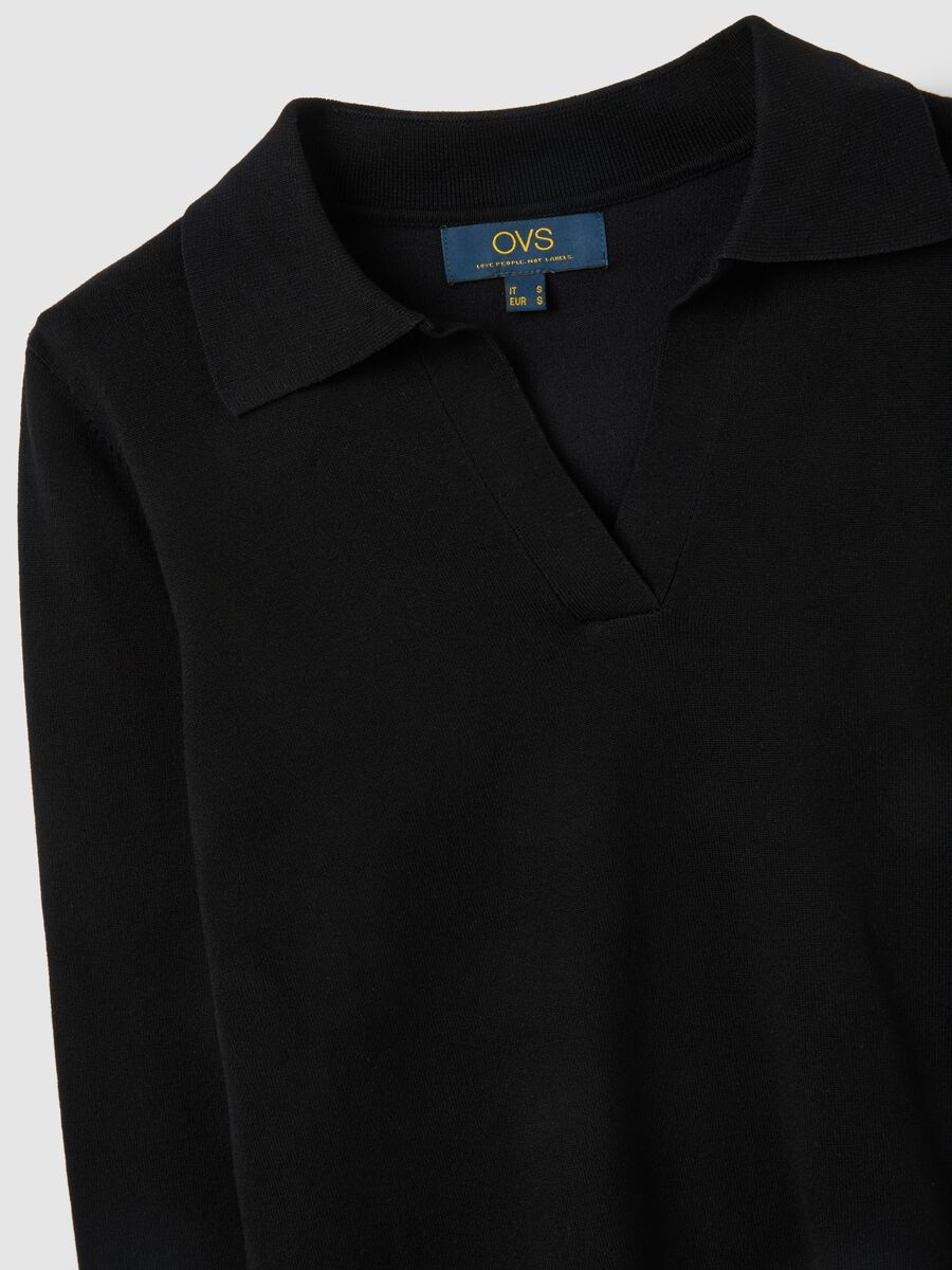 Regular fit black jumper_5
