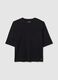 Black regular fit T-shirt_4