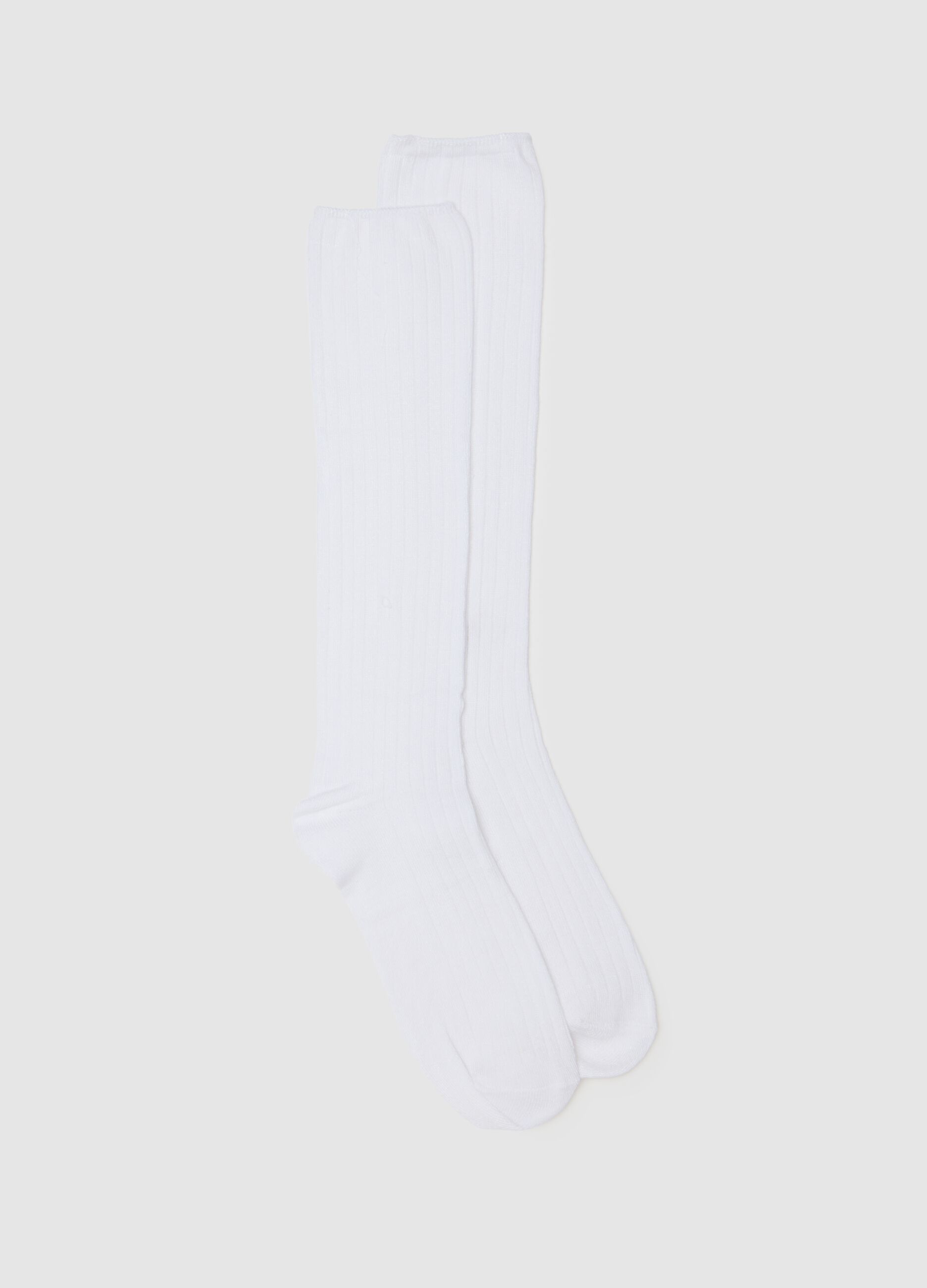 Long White Socks