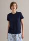 Blue Supima cotton short-sleeve regular-fit T-shirt_2