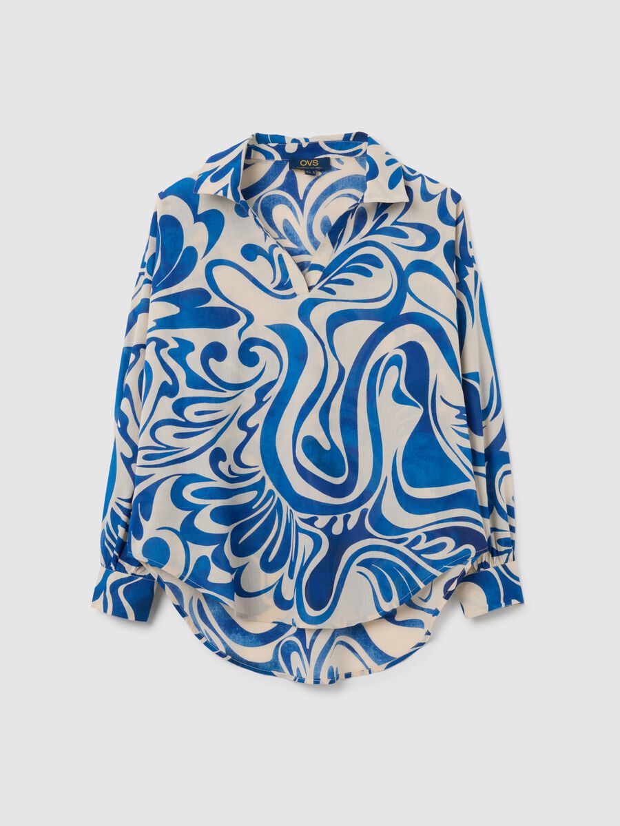 Ladies' ensemble in pure cotton multicolour regular fit_4