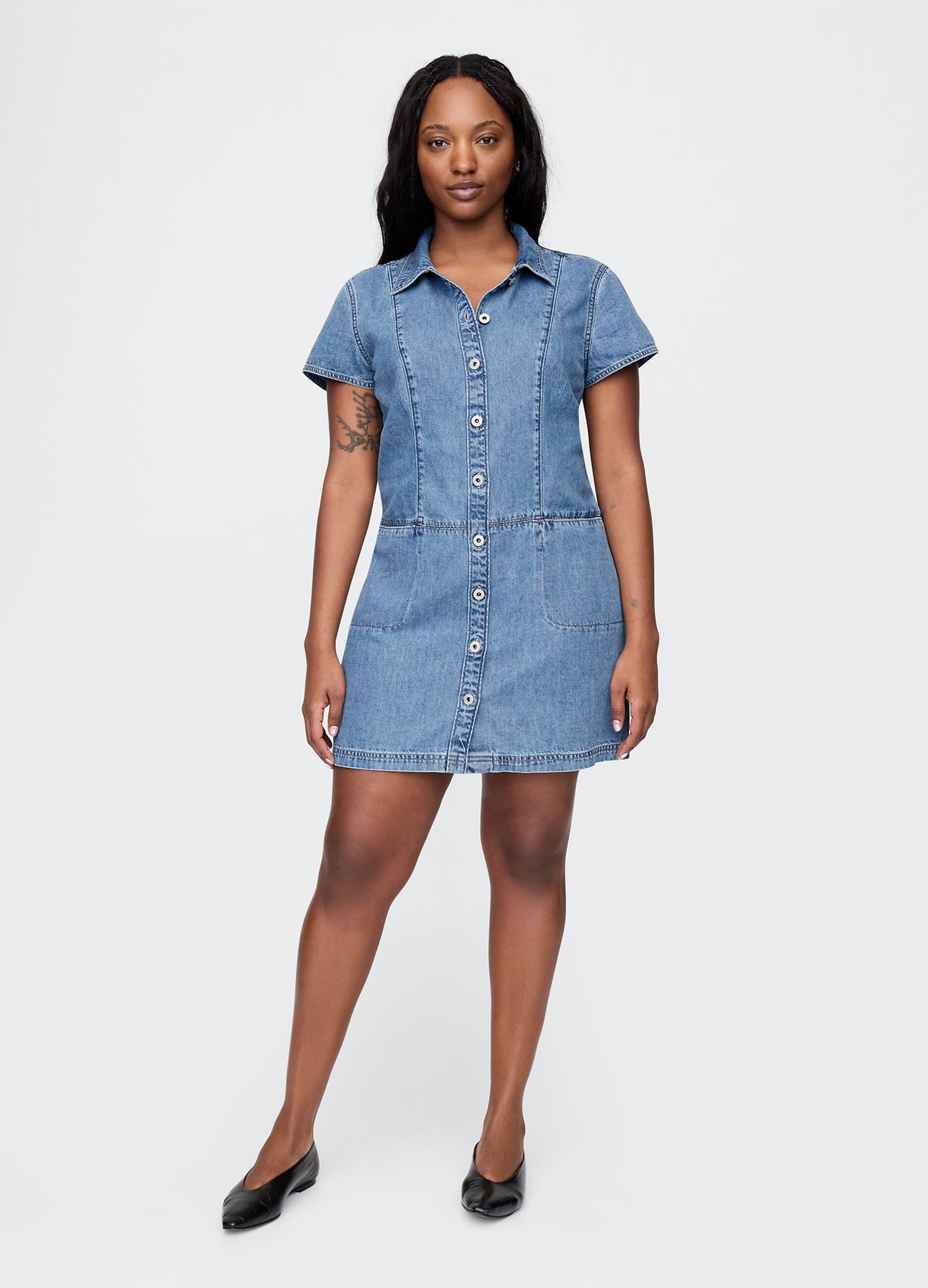 Gap Denim Dress with Buttons