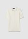 White short sleeve polo in pure cotton regular fit_4