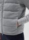 Grey padded gilet regular fit_4