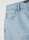 Women's regular fit light blue jeans in pure cotton_5