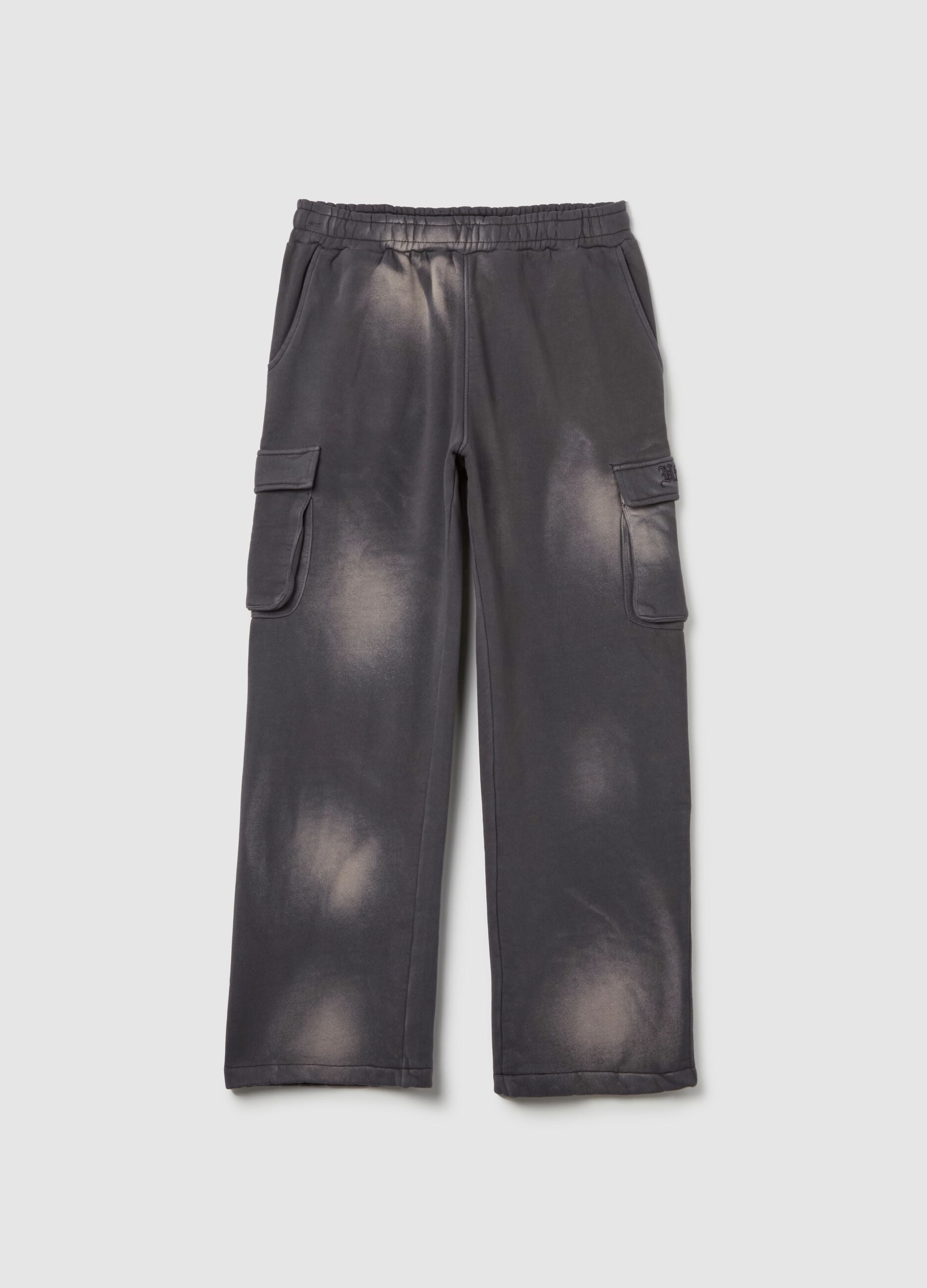 Cargo Sweatpants Vintage Grey & Sand dye