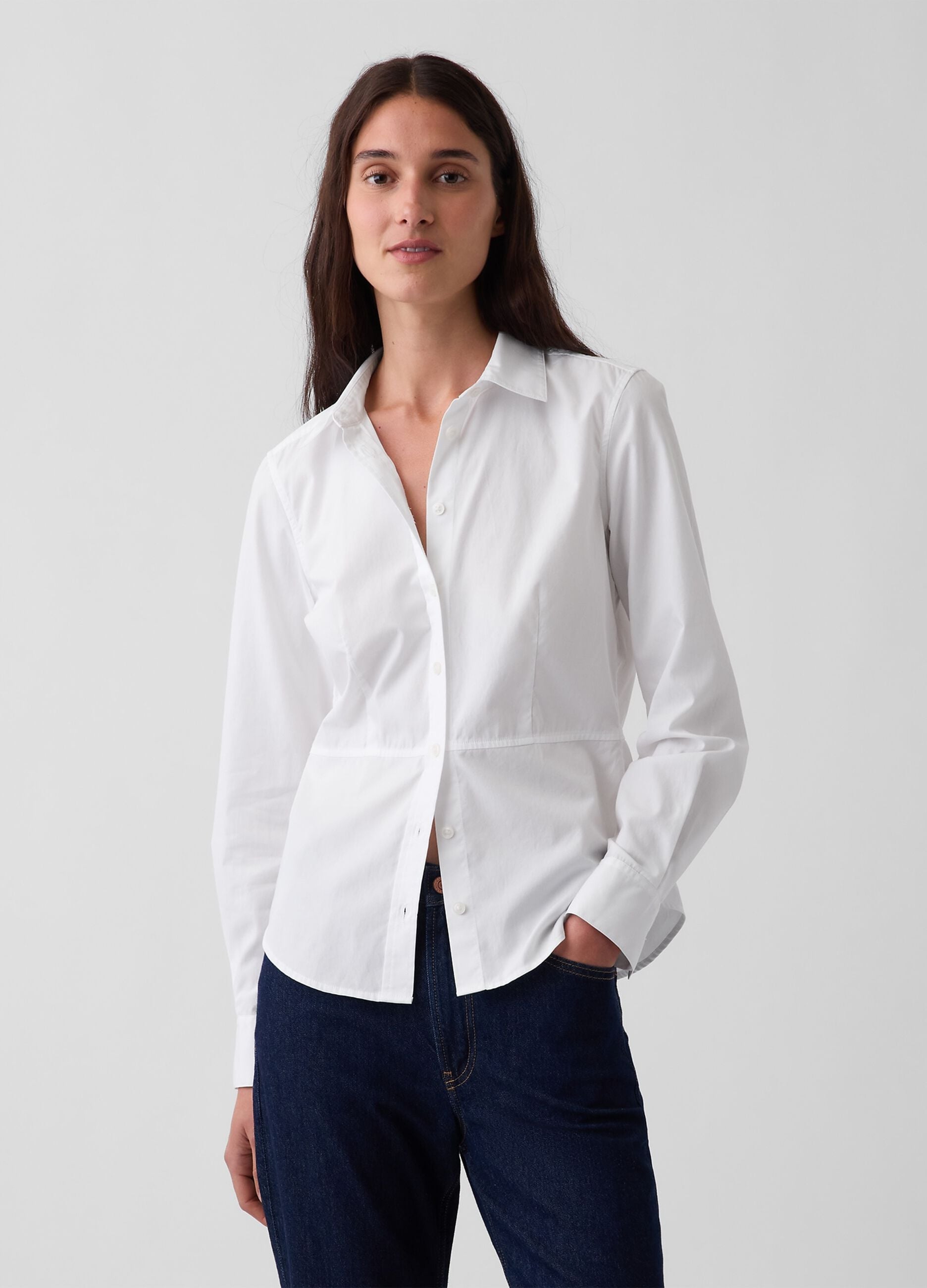 White pure cotton shirt