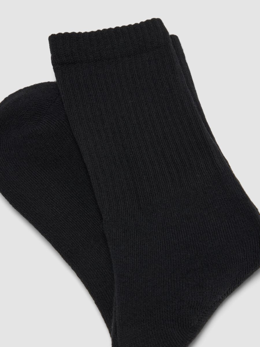 3-pack of black stretch cotton sports socks_1