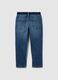 Stretch Blue Cotton Blend Boys' Jeans_1