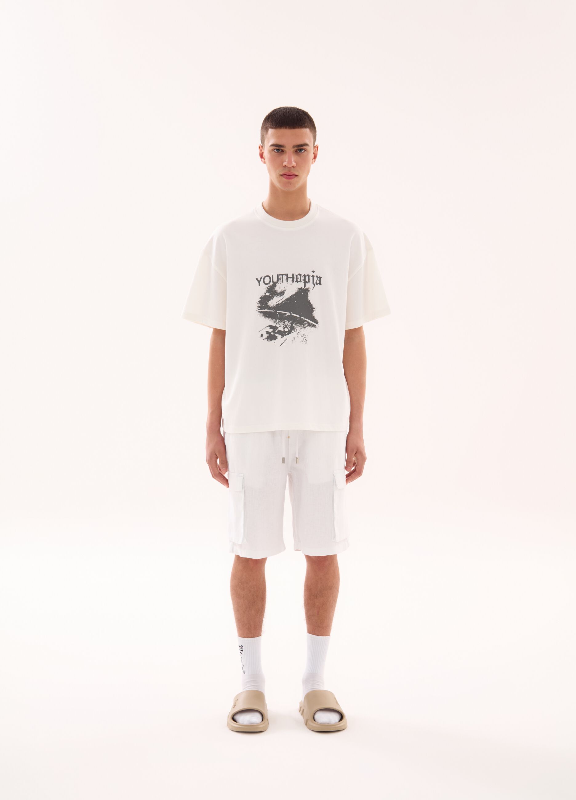 Graphic T-shirt Vintage White