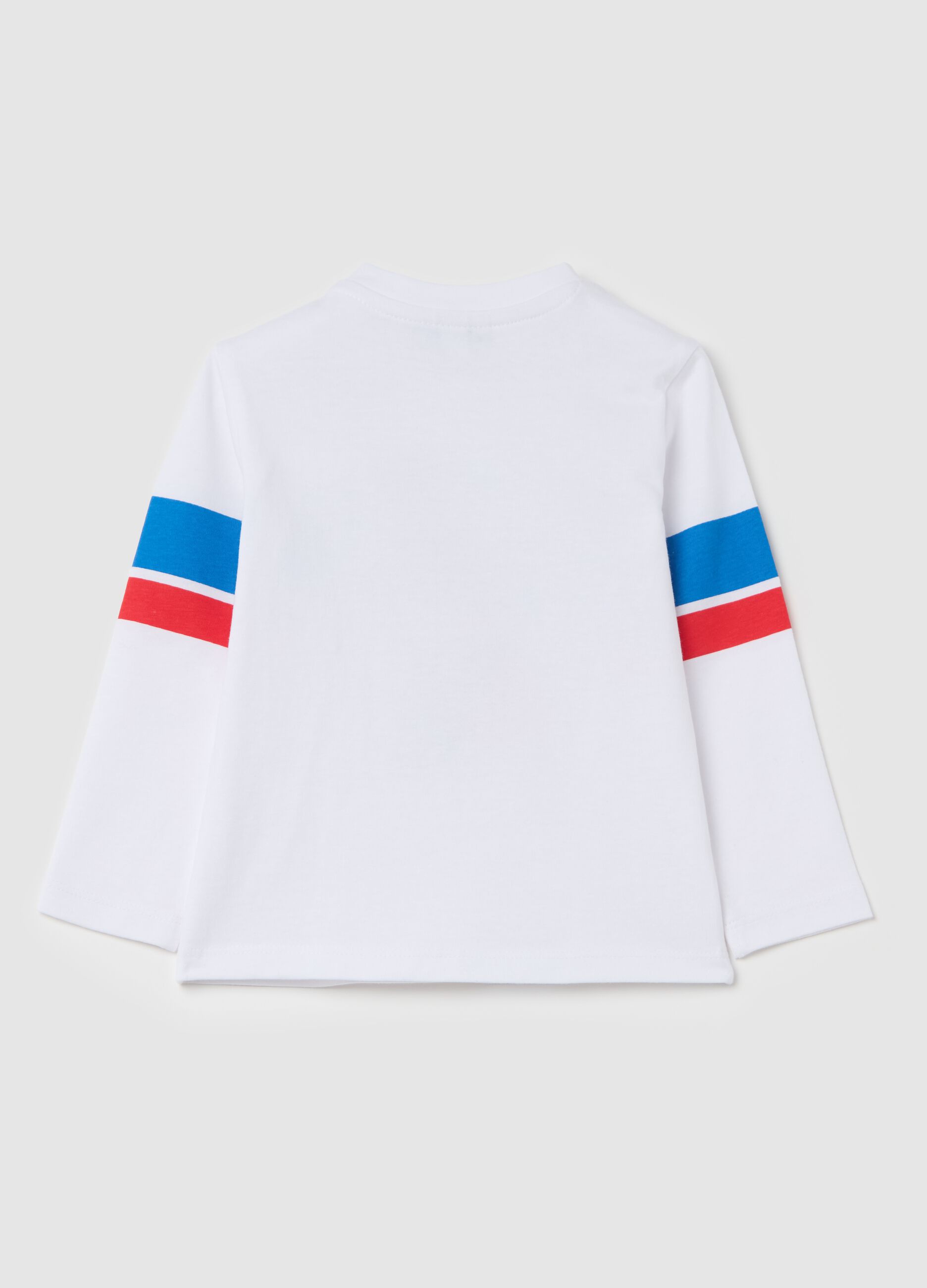 Long-sleeved T-shirt with Superman print