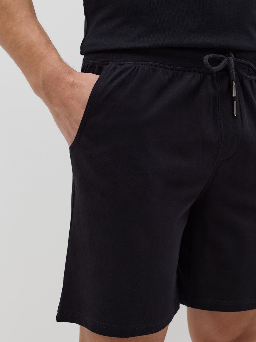 Short pyjama trousers with drawstring_2