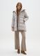 Beige padded jacket with hood_0