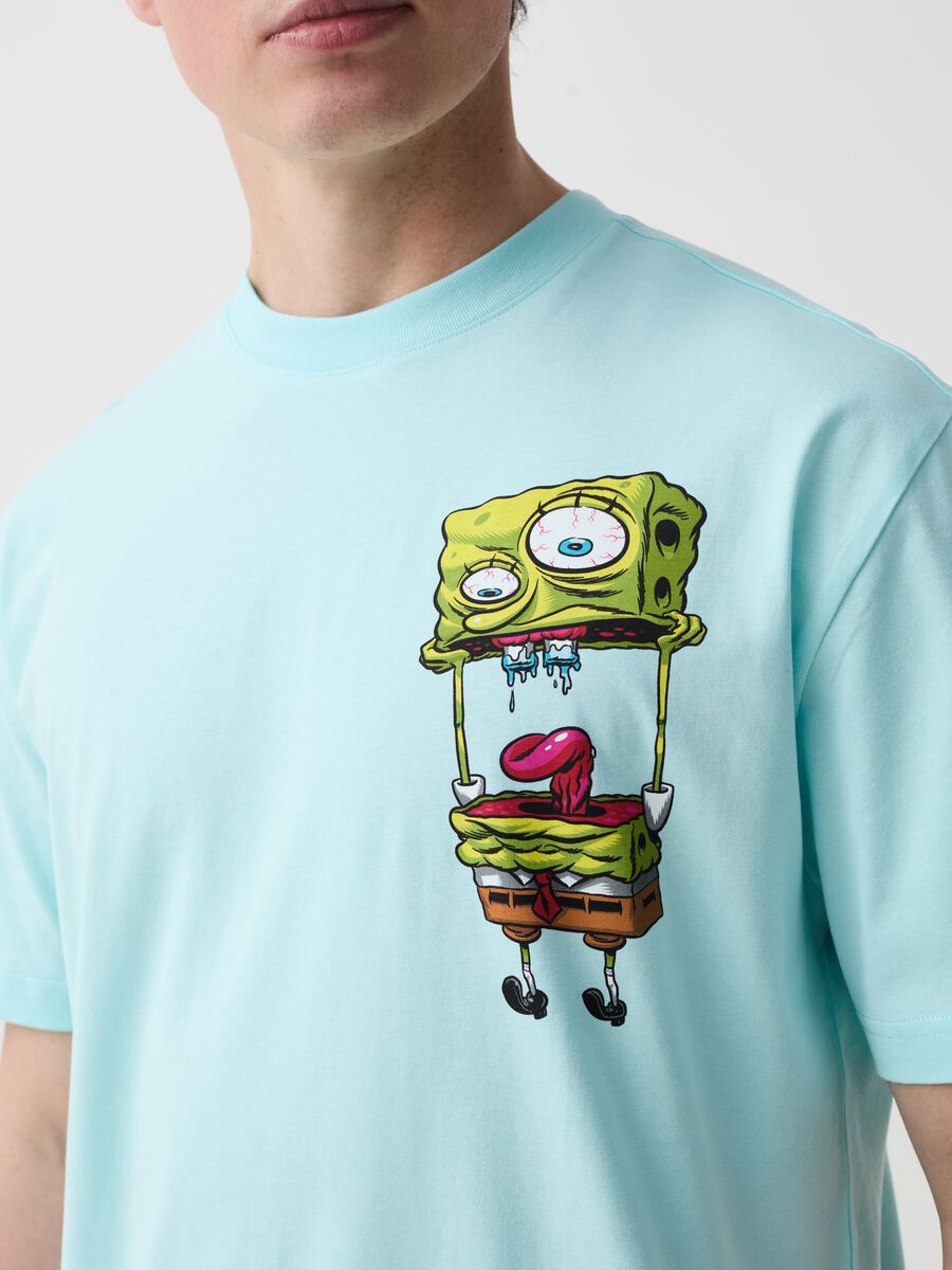 T-shirt in cotone con stampa Spongebob_2