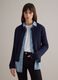 Cardigan blu in puro cotone regular fit con bottoni_1