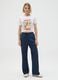 White pure cotton regular fit T-shirt_0
