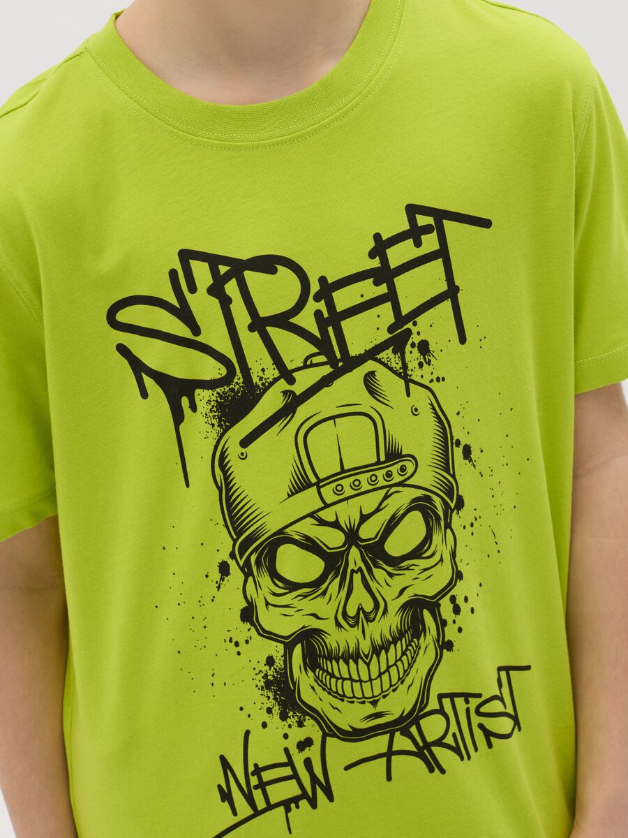 Cotton T-shirt with print_1
