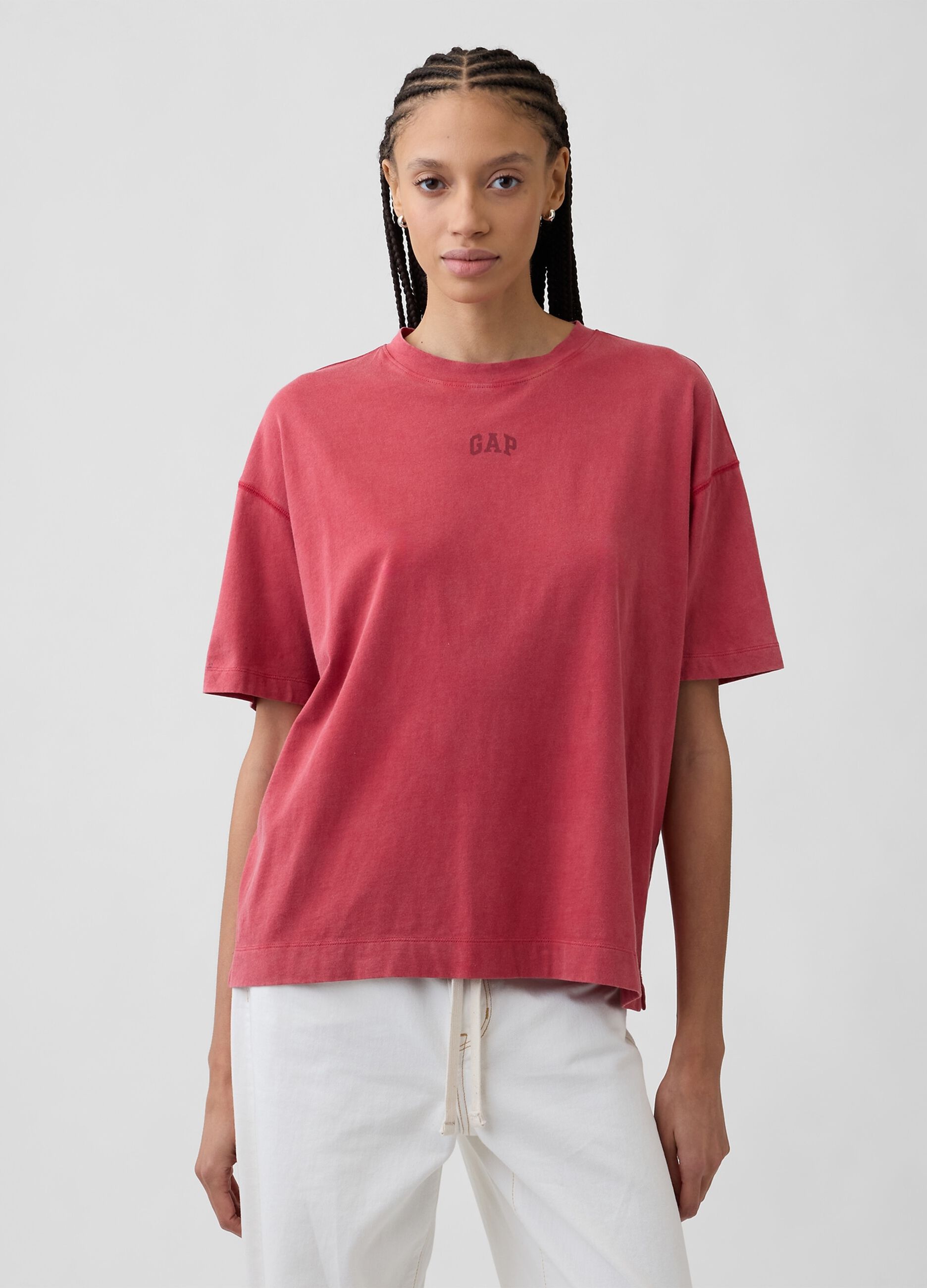 Pure cotton short-sleeve T-shirt
