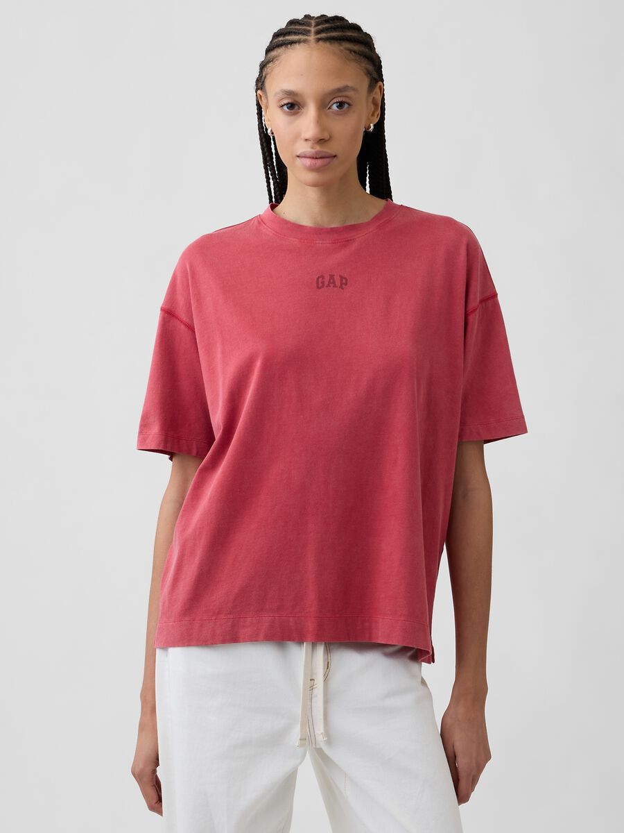 Pure cotton short-sleeve T-shirt_0