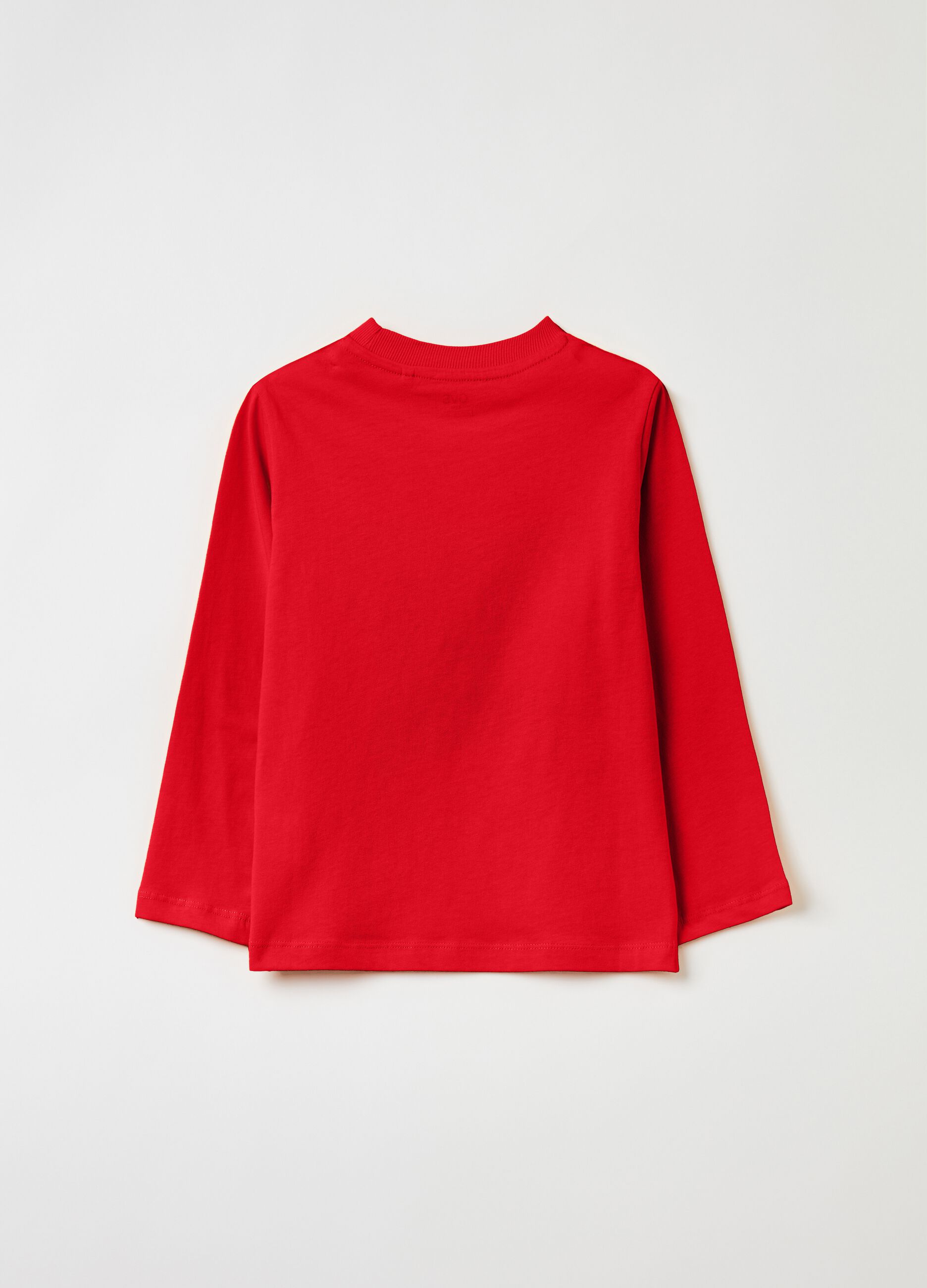 T-shirt a maniche lunghe con stampa_1