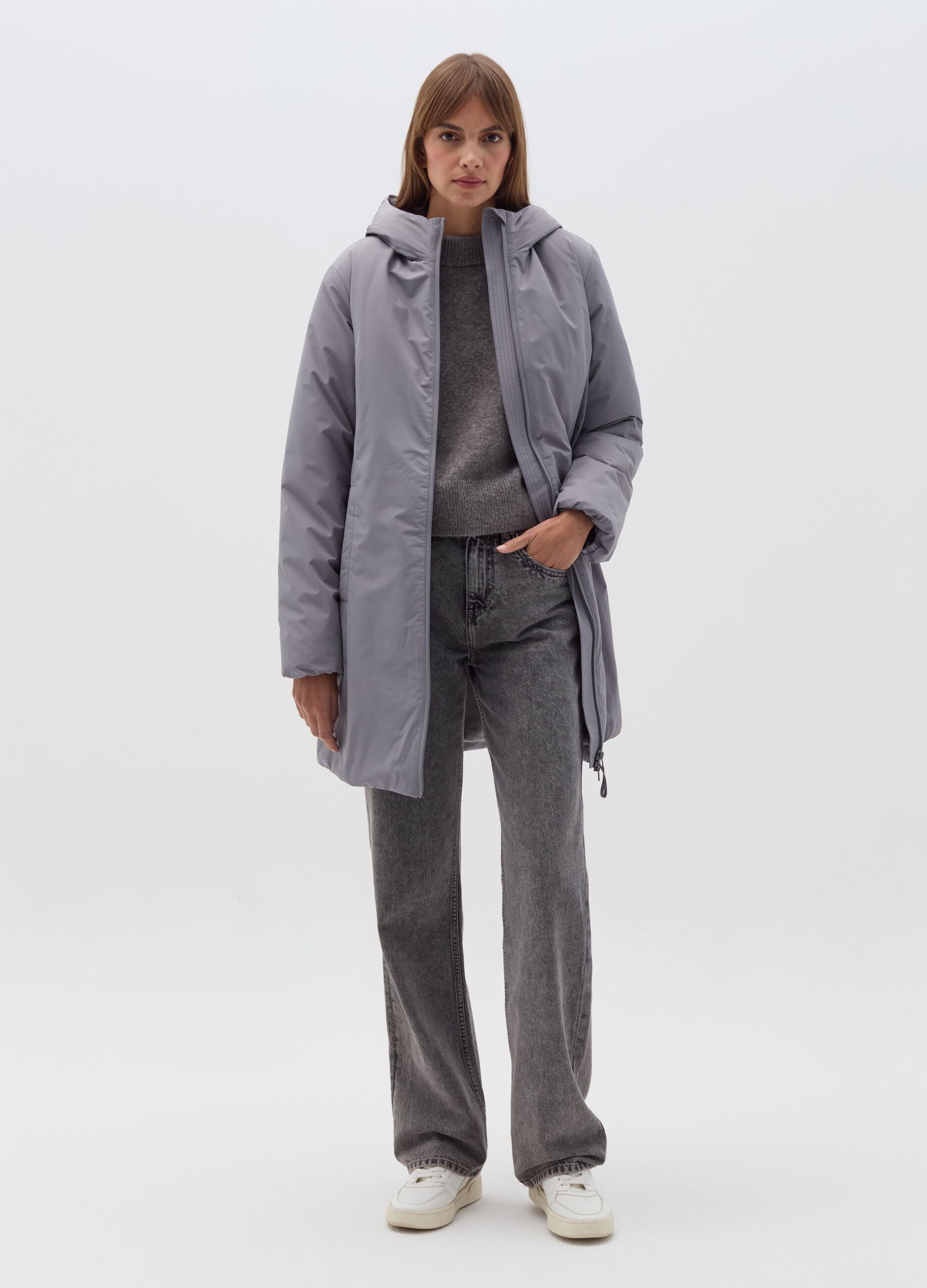 Parka Essential con cappuccio