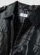 Giacca nera in misto cotone con zip regular fit_1