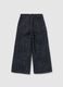 Girls' cropped multicolour pure cotton trousers_1