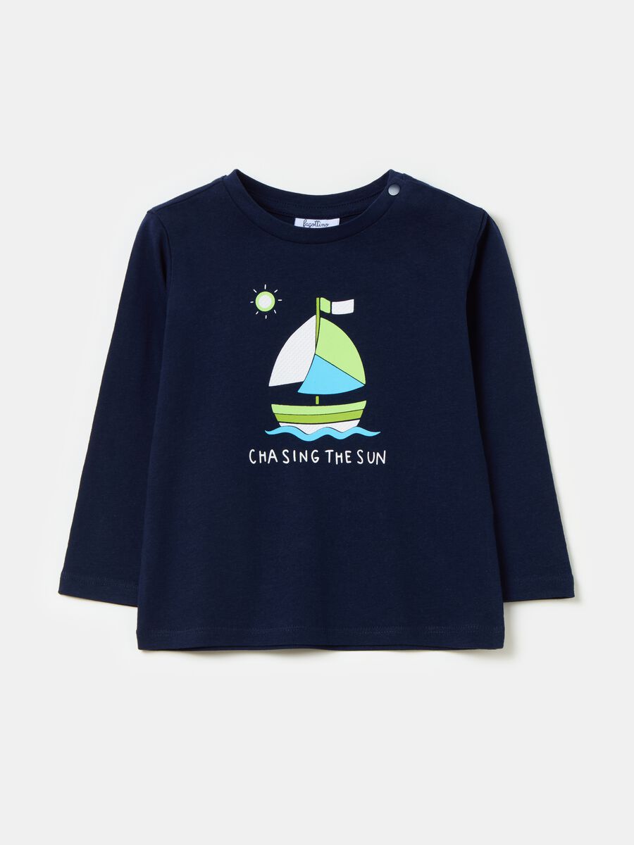 Long-sleeved T-shirt with print_0