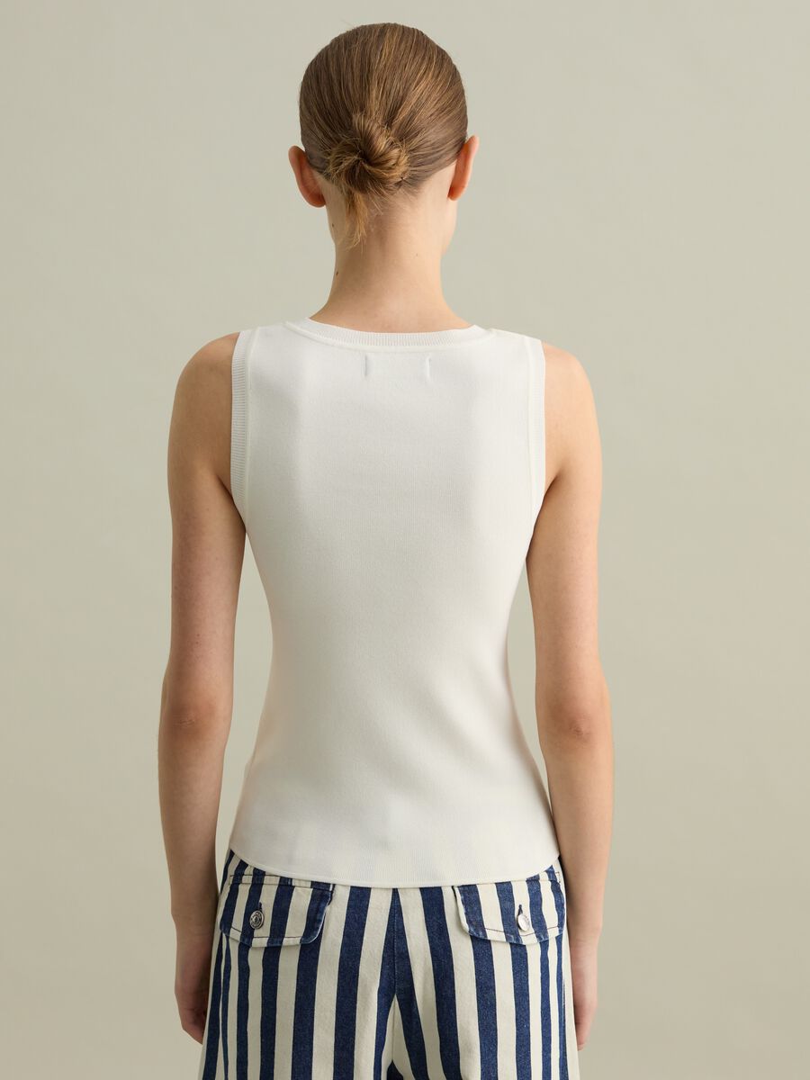 Solid colour tank top_3