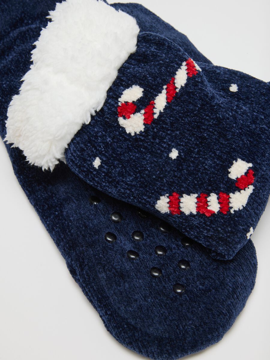 Multicoloured Christmas Socks with Candy Canes_2