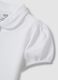 Girls' White Regular Fit Pure Cotton Polo_2