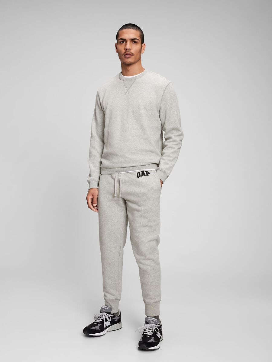 Two-pack plush joggers with embroidered logo_0