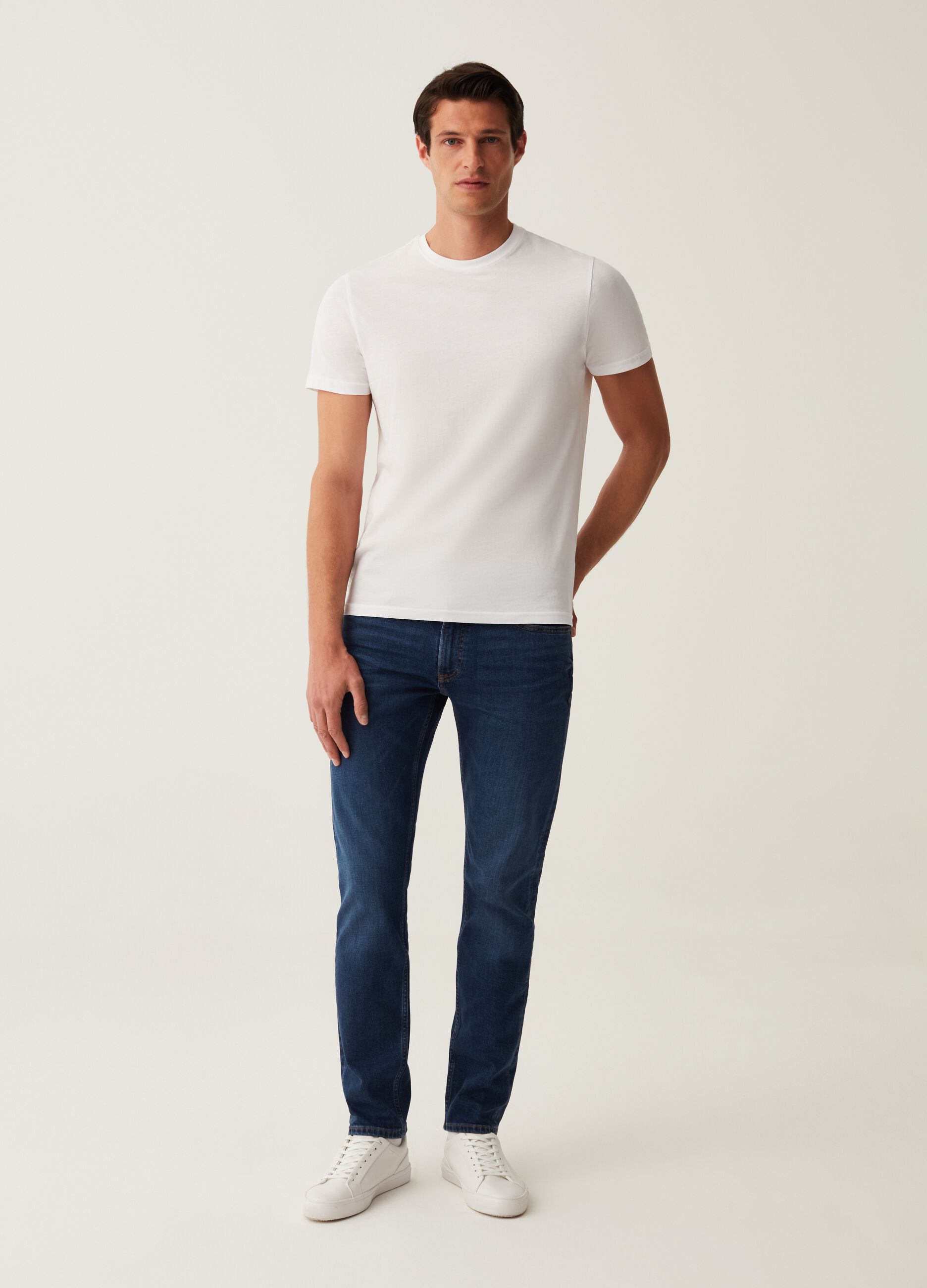 Jeans slim fit cinque tasche_0