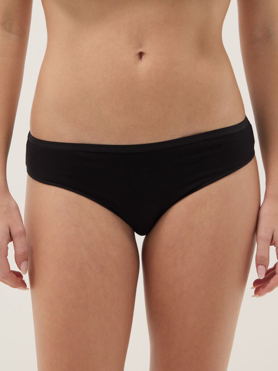 Multipack of stretch cotton multicolour regular fit briefs_1