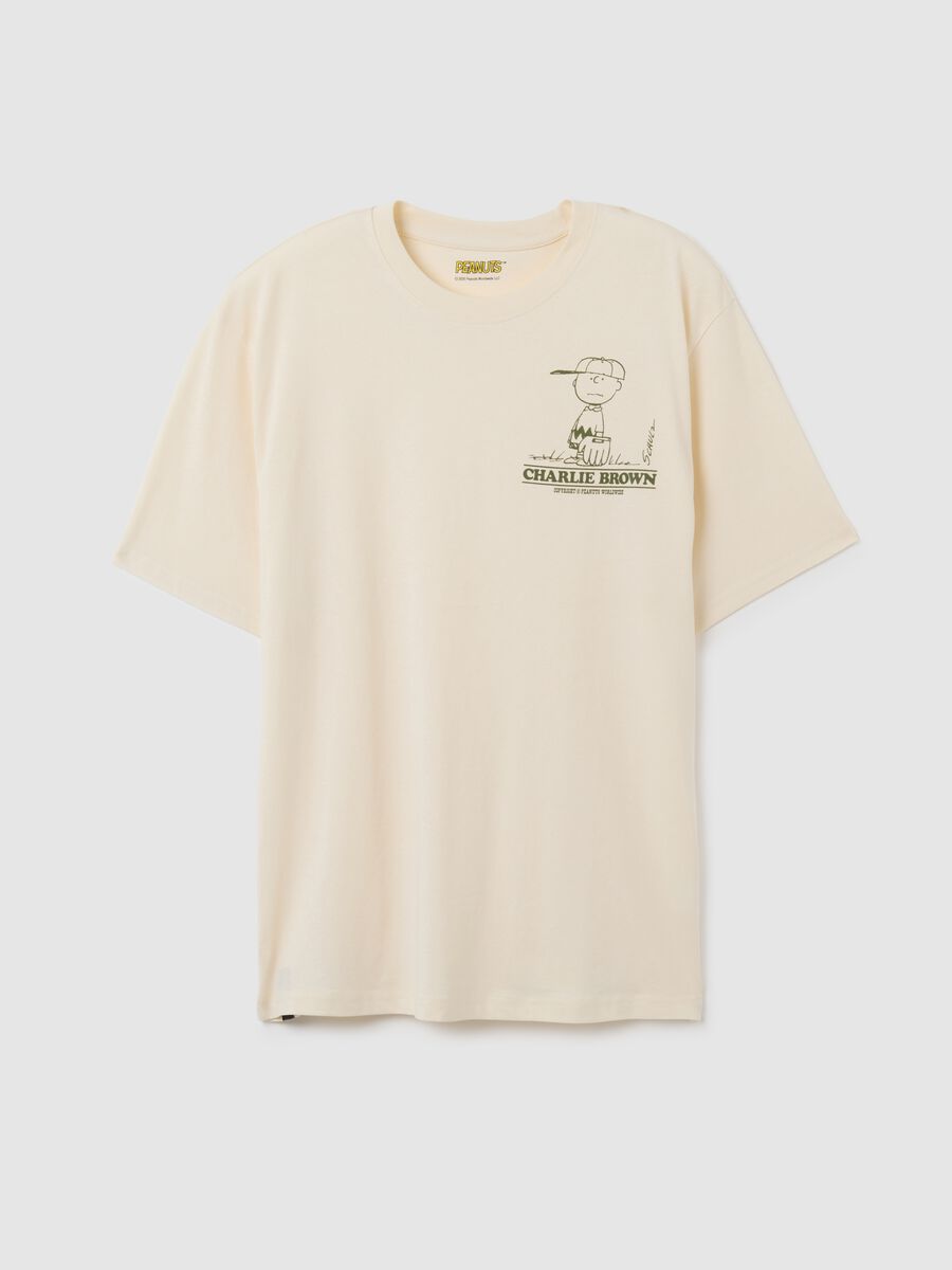 Beige Pure Cotton Relaxed Fit T-Shirt_4