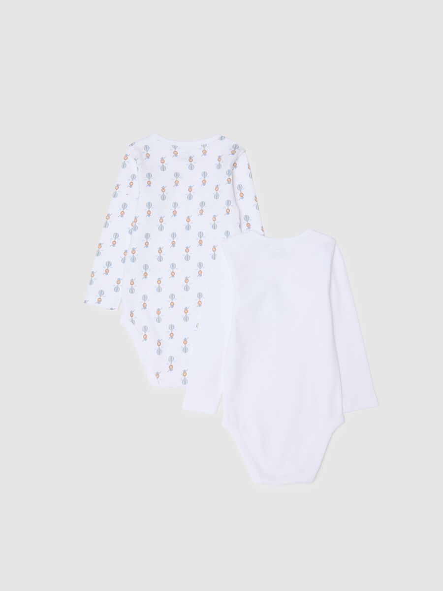 White cotton baby bodysuit_1