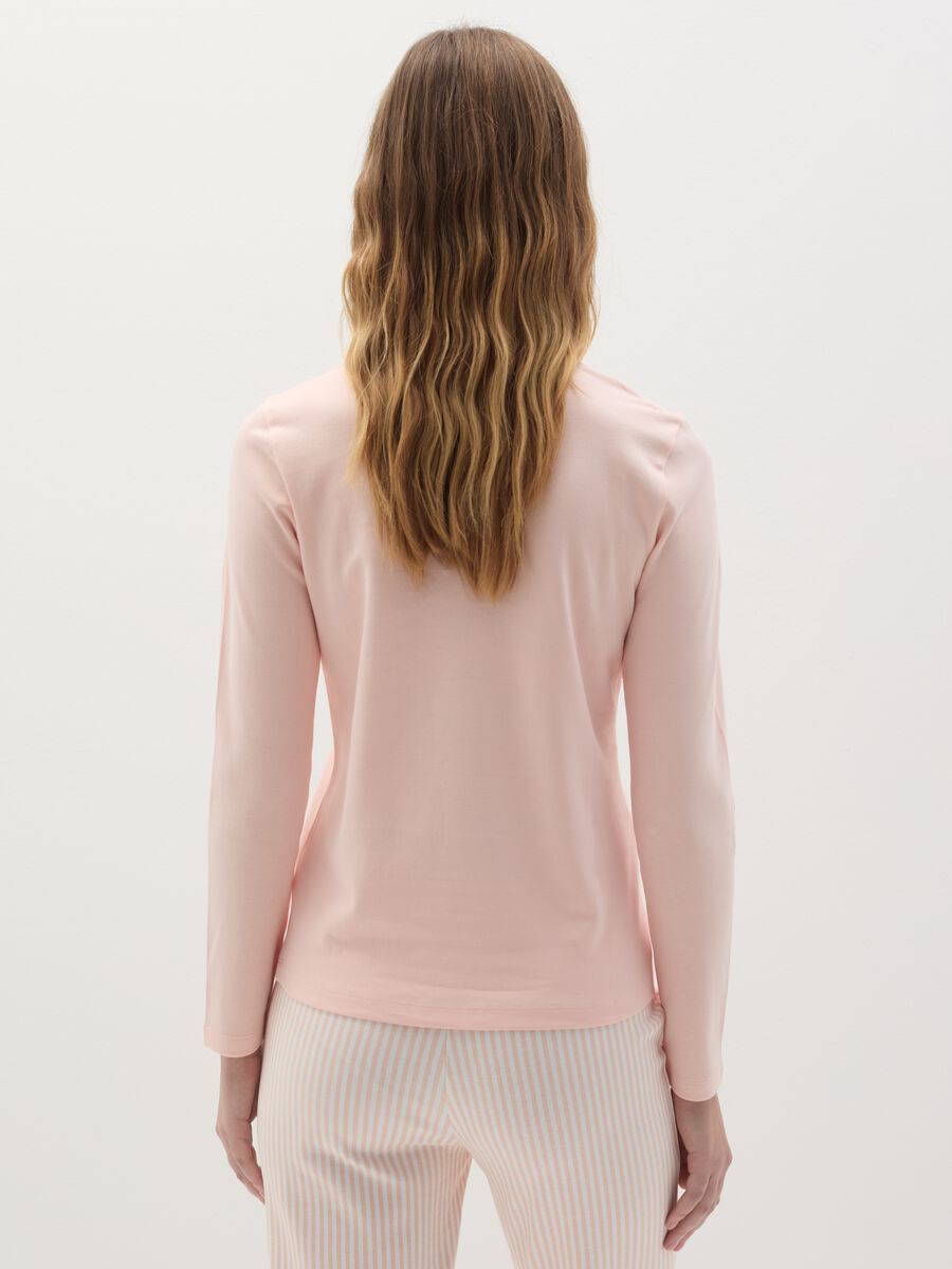 Pyjama top with granddad neckline._2