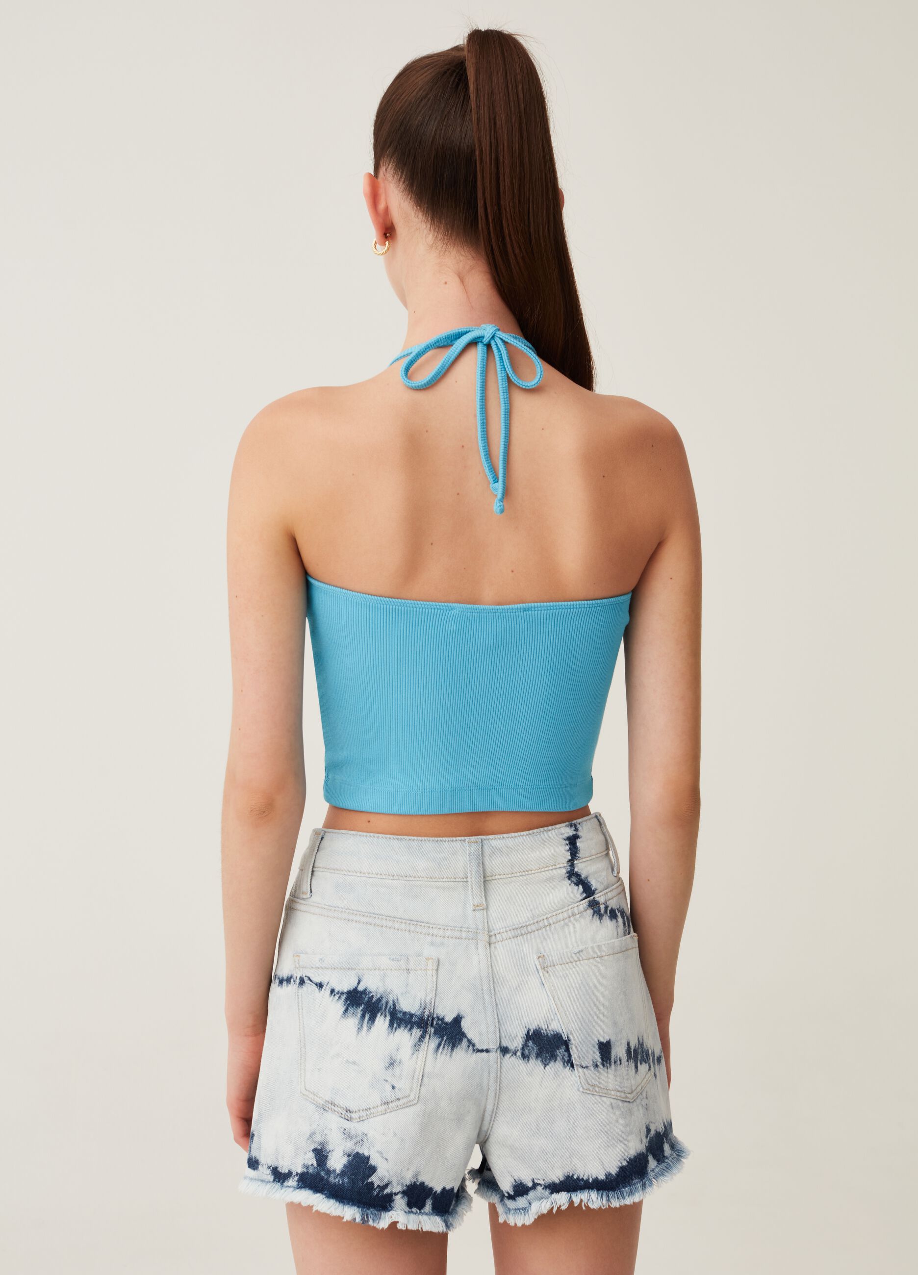 Crop top a costine Baby Angel_2