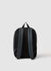 Blue backpack with adjustable straps and front pocket_1