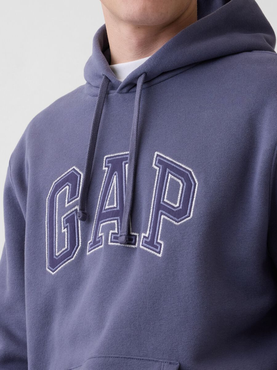Logo hoodie in cotton blend_2