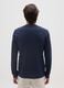 Boys' long-sleeved shirt in pure blue cotton_2
