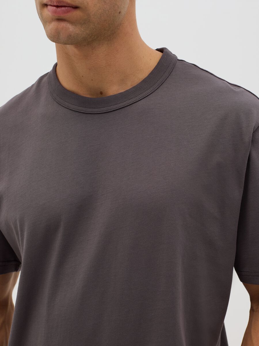 Grey Cotton T-shirt_3