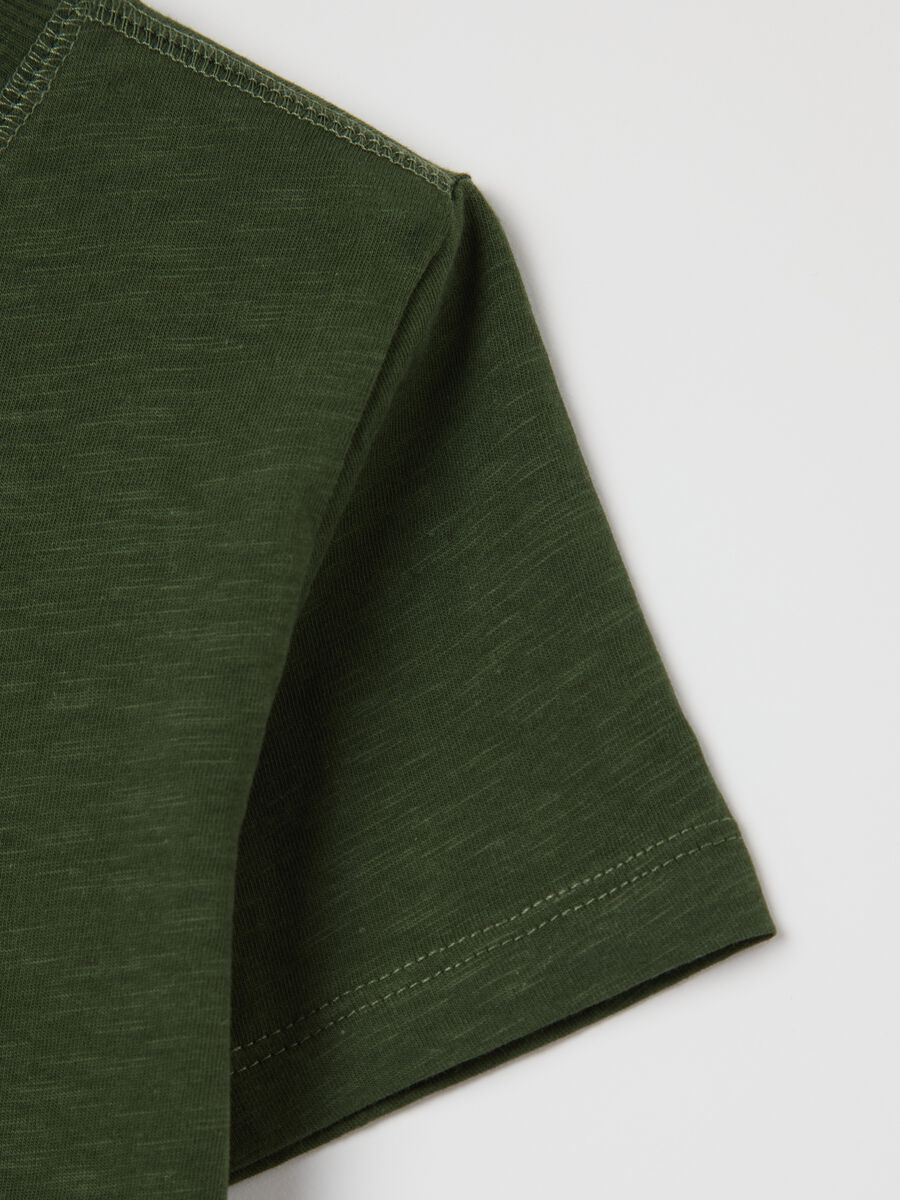Cotton T-shirt with round neck_2