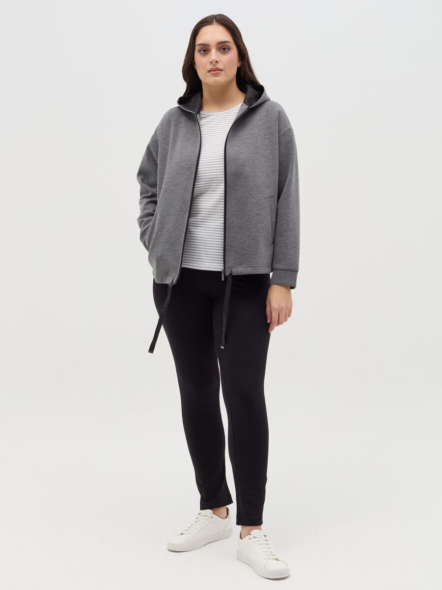 Curvy stretch cotton leggings_0