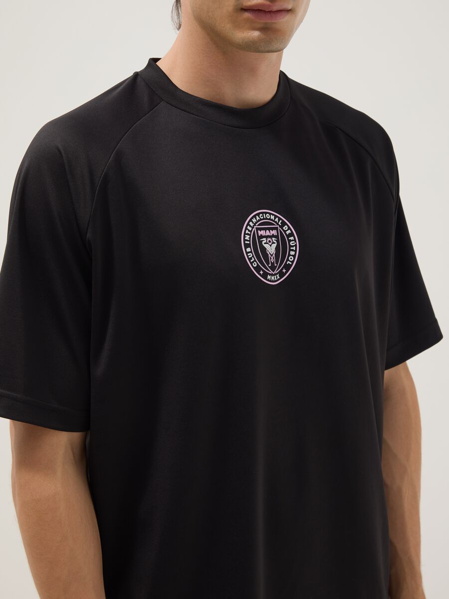 Black Inter Miami CF print T-shirt_2