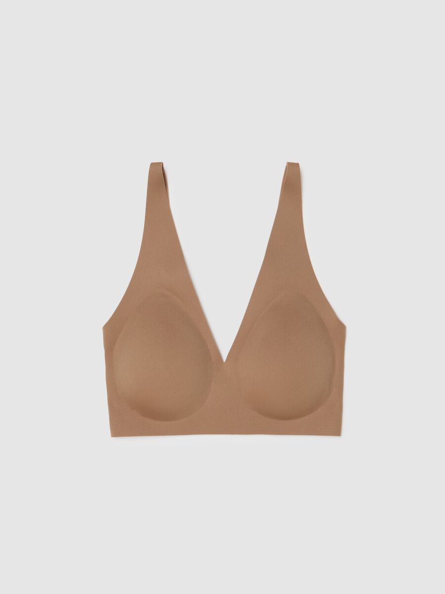 Reggiseno beige con imbottitura removibile_0