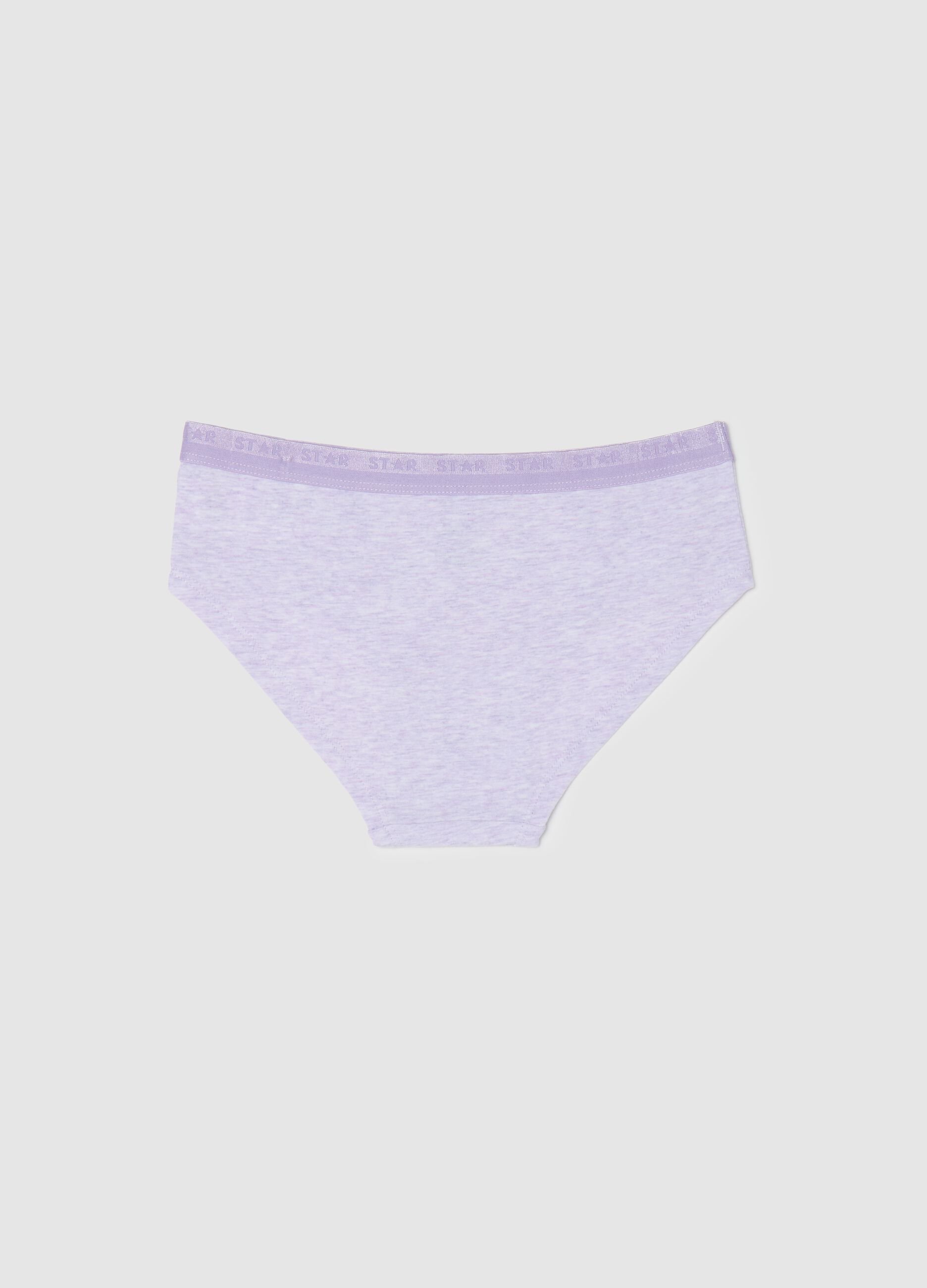 Stretch cotton knicker shorts
